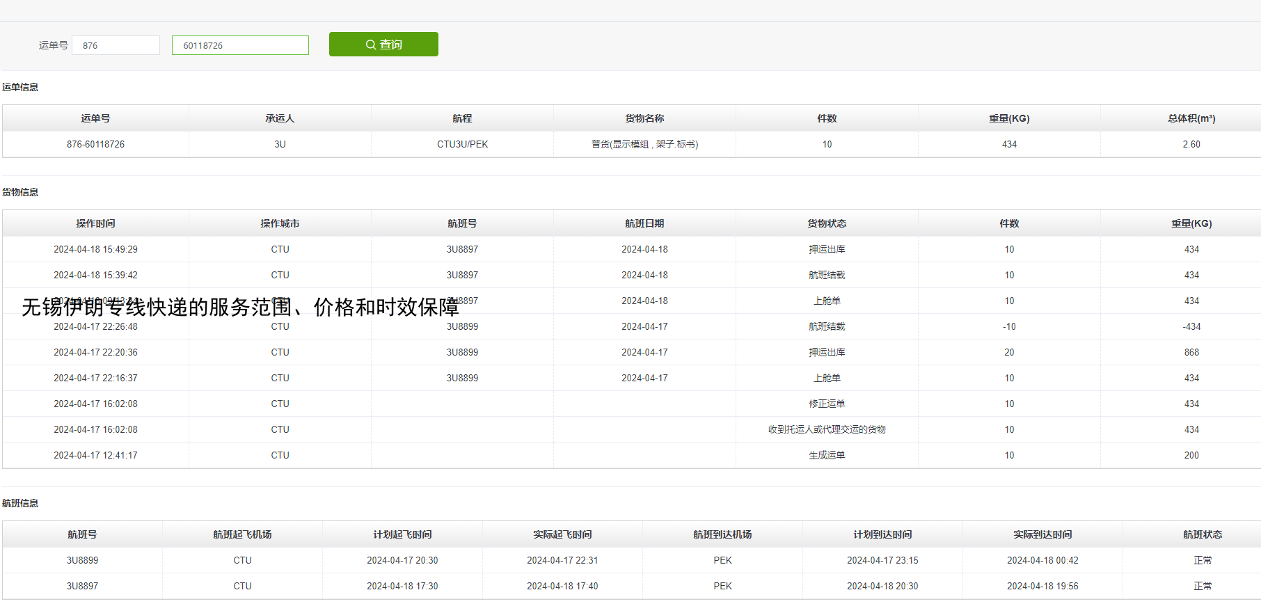 无锡伊朗专线快递的服务范围、价格和时效保障